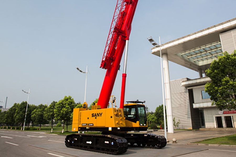 Кран гусеничный SANY SCC400TB с телескопической стрелой