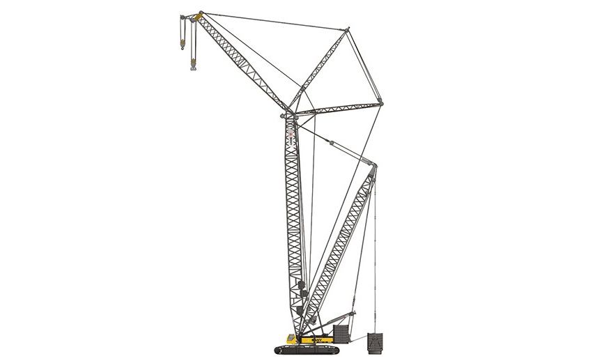 Гусеничный кран SANY SCC4000E грузоподъемностью до 400 тонн