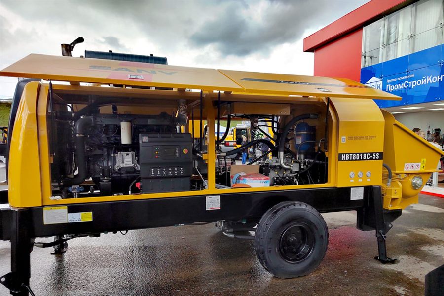 Бетононасос стационарный SANY HBT8018C-5S